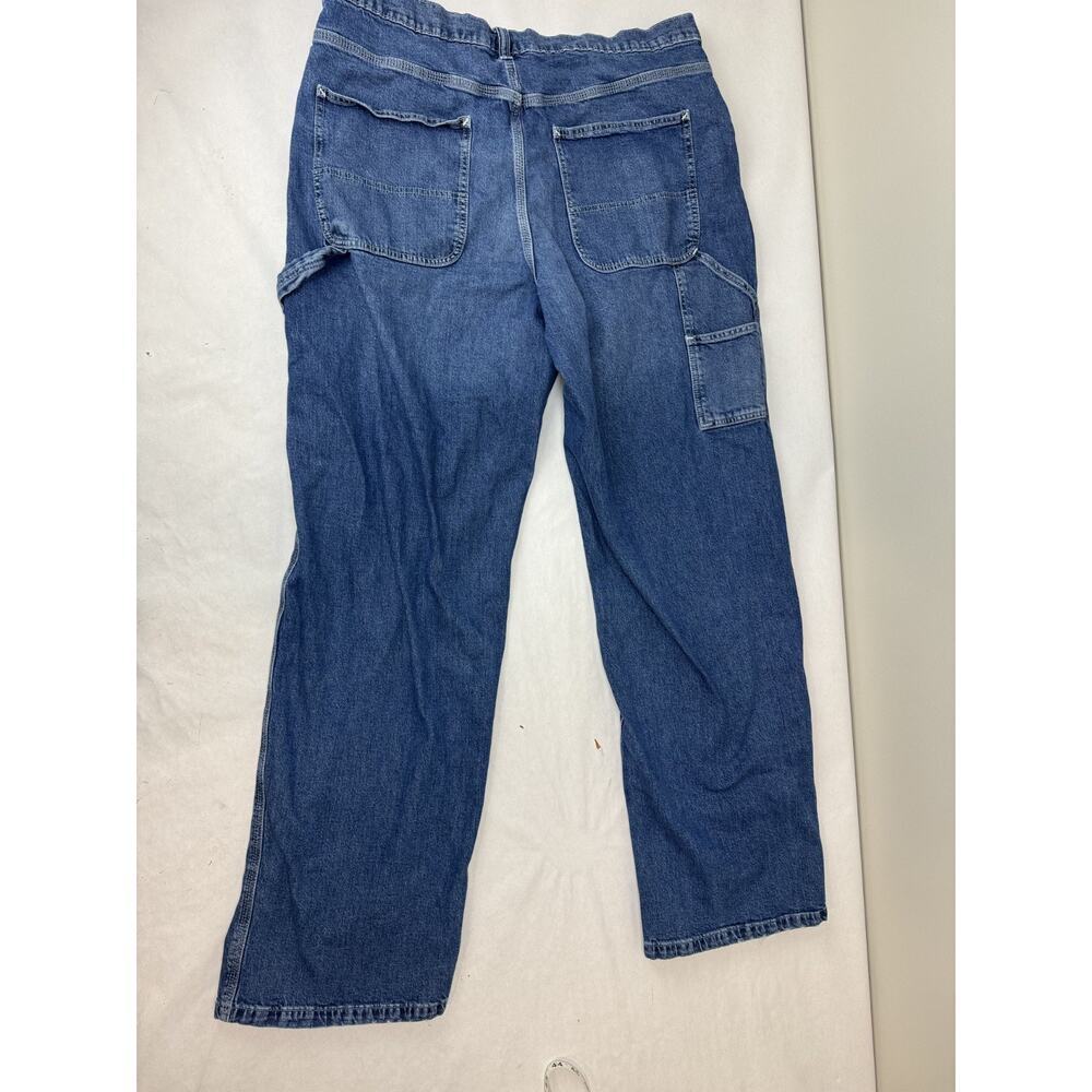 GAP Men's 90s Loose Carpenter Mid Rise Jeans Baggy Relaxed Y2K 33 * 34 Tall